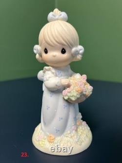 Lot of 25 Precious Moments Figurines 1978-2003 Enesco Vintage Collectibles