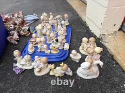 Lot of 35 Vintage Precious moment figurines