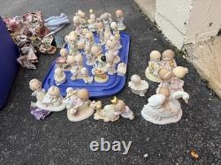 Lot of 35 Vintage Precious moment figurines