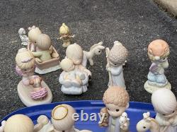Lot of 35 Vintage Precious moment figurines