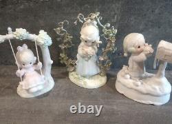 Lot of 3 Precious Moments figurines- Excellent Condition, No boxes 1987, 91, 96