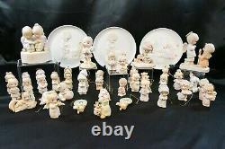 Lot of 42 Precious Moments Figurines, Ornaments & Plates (MCE1)