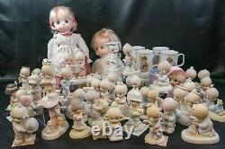 Lot of 44 Precious Moments Figurines, Dolls, Bibles, & Mugs (MCE4)