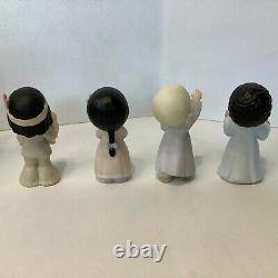 Lot of 5 Precious Moments He Shall Lead Children Into 21st Century Figurine 1999