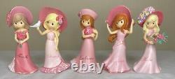 Lot of 5 Promise Of Pink Precious Moments Figurines MIB Cherish, Faith, Hope +