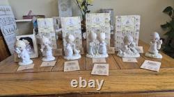 Lot of 6 Precious Moments Original 21 Collection Porcelain Figurines