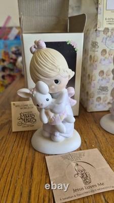 Lot of 6 Precious Moments Original 21 Collection Porcelain Figurines