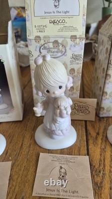 Lot of 6 Precious Moments Original 21 Collection Porcelain Figurines