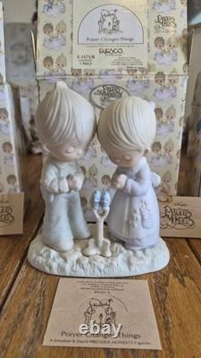Lot of 6 Precious Moments Original 21 Collection Porcelain Figurines