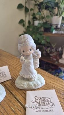 Lot of 6 Precious Moments Original 21 Collection Porcelain Figurines