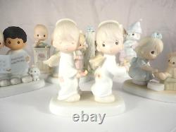 Lot of 7 ENESCO Precious Moments Decorative Porcelain Figurines