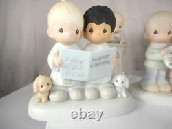 Lot of 7 ENESCO Precious Moments Decorative Porcelain Figurines