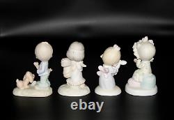 Lot of 7 Precious Moments Figurines Success Jesus Cleansed Joyful Smile w Boxes