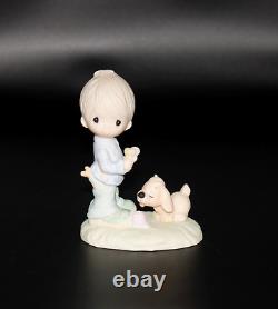 Lot of 7 Precious Moments Figurines Success Jesus Cleansed Joyful Smile w Boxes