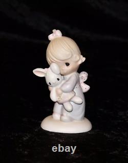 Lot of 7 Precious Moments Figurines Success Jesus Cleansed Joyful Smile w Boxes