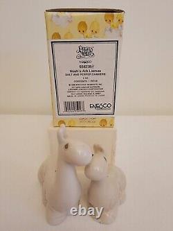 Lot of 9 Vintage Precious Moments Noah's Ark Salt Pepper Shakers With Boxes 1996