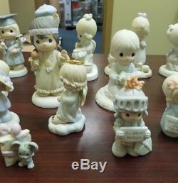 Lot of Precious Moments 22 pieces Great Condition Some Numbered