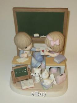 Love is the Most Important Lesson Precious Moments Figurine School Cats NWOB