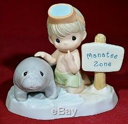Manatee Zone Precious Moments Our Love Will Never be Endangered (rare manatee)
