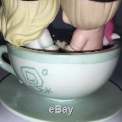 NEW Precious Moments Boy and Girl It's A Tea-riffic Day to Be With You Figurine