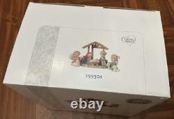 NEW Precious Moments Hallmark For Unto Us A Child Is Born 7 PC Nativity 199301