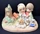 New Precious Moments You Warm My Heart Limited 3000 Camping Fire Bbq Marshmallow