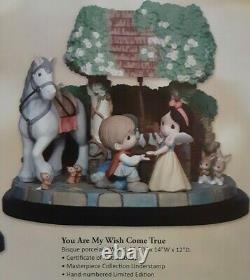 NIB Precious Moments Figurine You Are My Wish Come True Snow white LE 1937