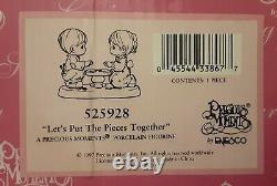 NIB Precious Moments Kids Fixing Figurine #525928Let's Put The Pieces Together