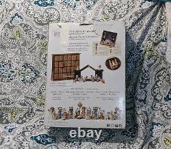 NIB READ Precious Moments Countdown To Christmas Nativity Advent Calendar