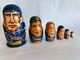 Ny Rangers 1997 Nesting Dolls- Hand Painted Messier, Gretzky