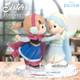New Precious Moments Disney Figurine Anna Elsa Frozen Ice Skating Sisters Love