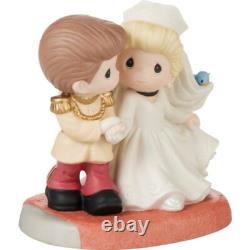 New PRECIOUS MOMENTS DISNEY Figurine CINDERELLA WEDDING Prince Charming Bride