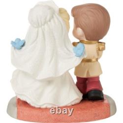 New PRECIOUS MOMENTS DISNEY Figurine CINDERELLA WEDDING Prince Charming Bride