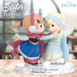 New PRECIOUS MOMENTS DISNEY Figurine SISTERS ARE FOREVER Frozen Anna Elsa Ice