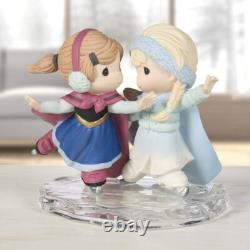 New PRECIOUS MOMENTS DISNEY Figurine SISTERS ARE FOREVER Frozen Anna Elsa Ice