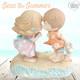 New Precious Moments Figurine Our Love Is Deeper Than Ocean Hawaii Shirt Dress