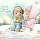 New Precious Moments Porcelain Figurine Ice Fishing Parka Love Couple Winter