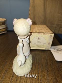 Original 21 Jonathan &David Precious Moments Make A Joyful Noise No Date Stamp