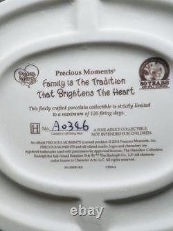 P040 Precious Moments Family Is The Tradition That Brightens The Heart