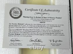 PRECIOUS MOMENTS #108544 MARCHING AHEAD ANOTHER 25 YEARS 1491/ 5000 Dealer Only