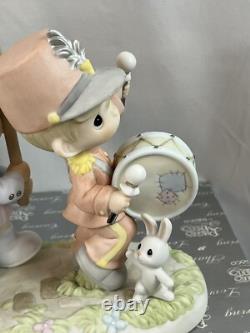 PRECIOUS MOMENTS #108544 MARCHING AHEAD ANOTHER 25 YEARS 1491/ 5000 Dealer Only