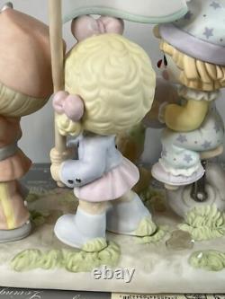 PRECIOUS MOMENTS #108544 MARCHING AHEAD ANOTHER 25 YEARS 1491/ 5000 Dealer Only
