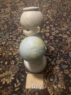 PRECIOUS MOMENTS 1994 He's Got The Whole World In His Hands 9 #0821 OF 2000 BOX