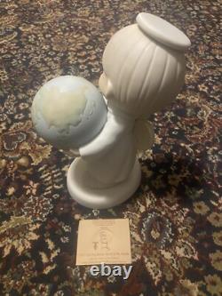 PRECIOUS MOMENTS 1994 He's Got The Whole World In His Hands 9 #0821 OF 2000 BOX