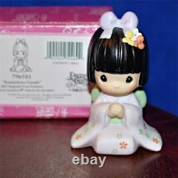 PRECIOUS MOMENTS 2001 KONNICHIWA FRIENDS Japanese Girl 796581 VERY RARE