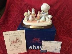 PRECIOUS MOMENTS 2004 4001571 MAKE EVERYTHING A MASTERPIECE NEW WithBOX-MINT