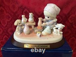 PRECIOUS MOMENTS 2004 4001571 MAKE EVERYTHING A MASTERPIECE NEW WithBOX-MINT