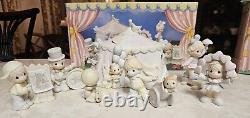 PRECIOUS MOMENTS #604070 SAMMY'S CIRCUS 7 PC SET. With BOXES, BULB AND CORD. 1993