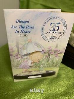 PRECIOUS MOMENTS BLESSED ARE THE PURE IN HEART 35th Anniversary Figurine 2012