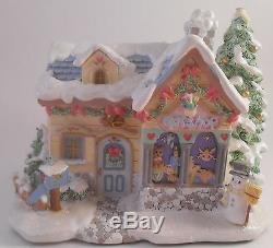 PRECIOUS MOMENTS CHRISTMAS VILLAGE HAWTHORNE COLLECTION 10 Piece Set BRAND NEW